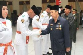 kukuhkan 30 Anggota Paskibraka, Bupati Siak: Generasi Muda Penerus Bangsa 