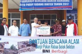  BNI Berbagi Untuk Korban Banjir Bandang Solok Selatan