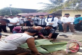 Polres Tebing Tinggi Sembelih Hewan Qurban