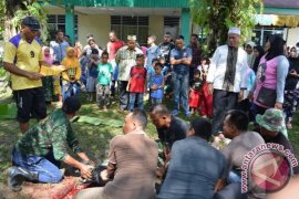 Korem 022 PT Sembelih 11 Hewan Kurban