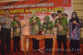 Realisasi Imunisasi MR di 11 Puskesmas Jember Capai 100 Persen