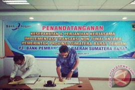 Bank Nagari-Pemprov Sumbar Teken MoU GNNT
