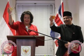 Resepsi diplomatik HUT RI dan TNI di London