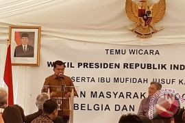 Wapres Jusuf Kalla Menemui Warga Indonesia di Belgia