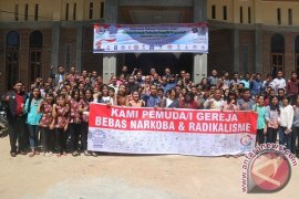 Pemuda Gereja Deklarasikan Bebas Narkoba dan Radikalisme