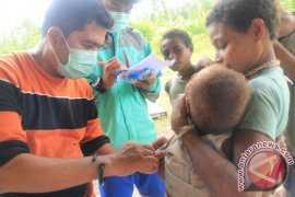 Kemenkes percepat cakupan imunisasi campak di Asmat