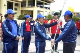 Lepas Kontingen Atlit Daerah, Begini Pesan Bupati Siak