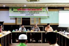 Percepat Proses Perekaman E-KTP, Pemkab Inhil Gelar Rakor Lintas Sektoral