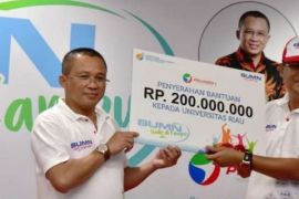 Universitas Riau Terima Bantuan Pendidikan Rp400 Juta Dari Dua BUMN