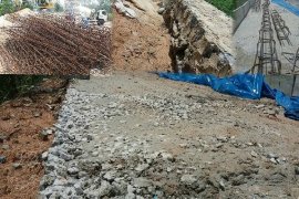 Pembangunan Jalan Penumangan-Unit VI Dinilai Dikerjakan Asal Jadi