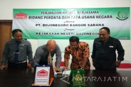 Dukung Penagihan Piutang, BBS-Kejari Bojonegoro Tanda Tangani Nota Kesepahaman