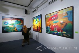 Pelukis Makhfoed Tampilkan "Perjalanan" Pasca Terserang Stroke