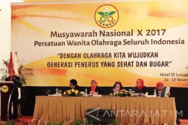 Ketua Perwosi Jatim Paparkan Program di Munas