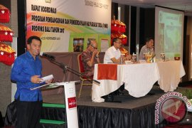 Samakan Persepsi Pembangunan Desa PMD Bali Gelar Rakor