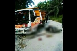 Nahas! Pelajar SMPN-6 Muara Teweh Tewas Bertabrakan dengan Truk