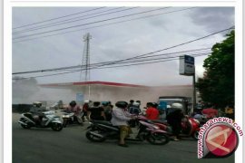 Gas Station in Barabai Almost Burned