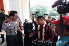 Waka Polda Jatim Sambut Bhayangkara FC di Surabaya