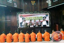 Polres HSU Sampaikan Hasilan Operasi Sikat Intan