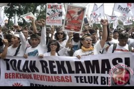 Paket Mantra-Kerta hadiri aksi "Bali Tolak Reklamasi"