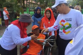 Bupati Jalan Santai HUT SMAN 1 Rantau