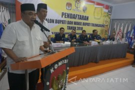 Ketua PWI Margiono Resmi Daftar Pilkada Tulungagung