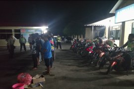 Polres Tapin Amankan 14 Motor Hasil Balap Liar