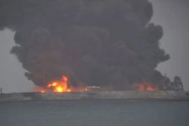 Tanker minyak Iran tabrakan dengan kapal China