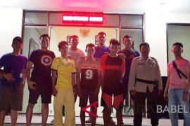 Polsek Sungaiselan tangkap tiga pencuri besi cor