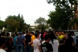 Rekannya Dipukuli Sopir Taksi Konvensional Bandara Pekanbaru, Driver Gocar Berkumpul