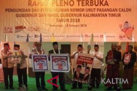 Cagub-cawagub saling klaim dapat nomor keberuntungan