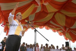 Menteri Pertanian Panen raya jagung di gorontalo