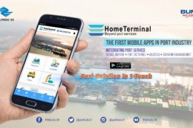 Aplikasi "Home Terminal" Permudah Jasa Layanan Kepelabuhanan