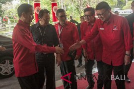 Presiden Jokowi hadiri Rakernas PDIP di Sanur