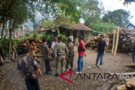 Satpol PP Jembrana segel usaha pengolahan kayu