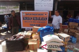 BPBD Singkil salurkan bantuan korban kebakaran