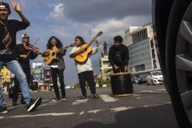 Begawai Musik Turut Berpartisipasi Wujudkan Pilkada Damai, Begini Aksinya di Tugu Selamat Datang