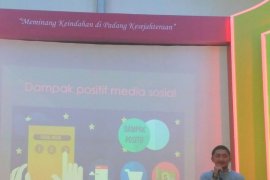 LKBN Antara berikan edukasi penggunaan medsos yang baik di pameran HPN