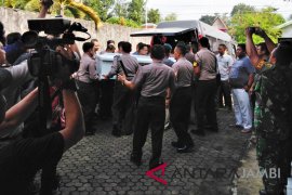 Wakapolda Jambi pimpin pemakaman Aipda Fajar Panjaitan