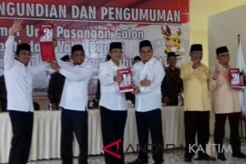 KPU Penajam gelar pengundian nomor urut cabup-cawabup