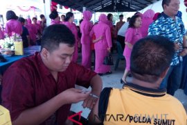 Polisi Simalungun vaksin difteri