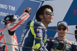 Valentino Rossi rayakan ulang tahunnya di Thailand