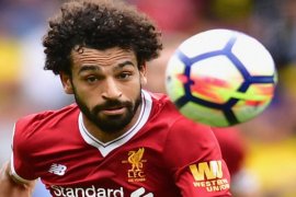   Empat gol Salah antar Liverpool ke peringkat tiga