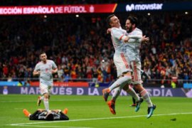 Tampil tanpa Messi, Argentina tak berkutik hadapi Spanyol