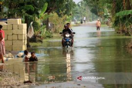 Bengawan Solo di Hilir Jatim Mulai Surut