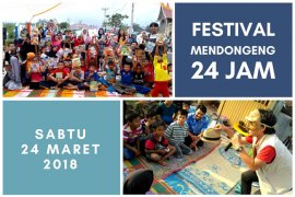 Puluhan pendongeng akan mendongeng di festival mendongeng 24 jam