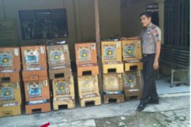 Polisi amankan belasan mesin judi jackpot