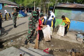 Kodim Marabahan Gelar Aksi Bersih-Bersih