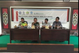 Satlantas Polres Tapin Sosialisasi Keselamatan Berlalu Lintas Di Kodim