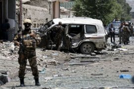 Bom bunuh diri menelan enam korban di Kabul