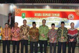 Bupati Kampar Hadiri Ramah Tamah Dengan Danrem Baru Sony Aprianto
